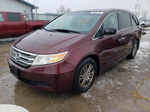 HONDA ODYSSEY EX 2011 with VIN 5FNRL5H49BB078624 - Photo from auction