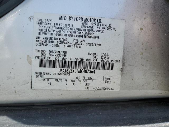 Photo 14 from auction – 2021 FORD ECOSPORT T with VIN MAJ6S3KL1MC407364