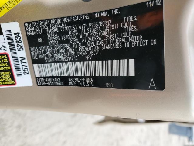 Photo 14 from auction – 2013 TOYOTA SIENNA with VIN 5TDZK3DC2DS314713