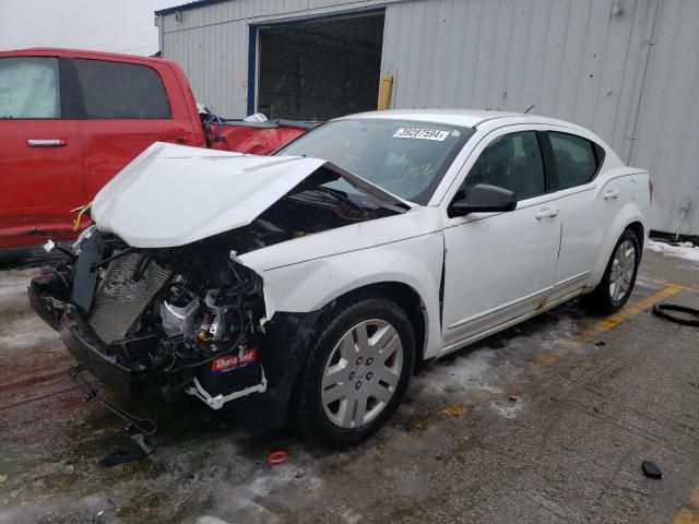 DODGE AVENGER SE 2012 with VIN 1C3CDZAG0CN264364 - Photo from auction