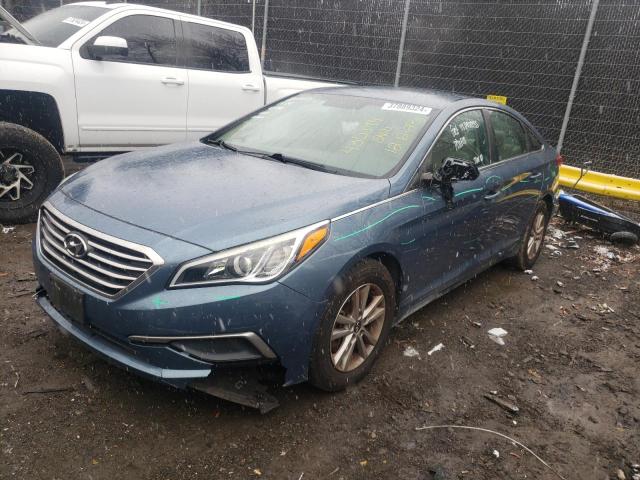 HYUNDAI SONATA SE 2016 with VIN 5NPE24AF5GH315092 - Photo from auction