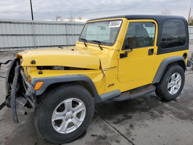 Zdjęcie 1 z aukcji – 2000 JEEP WRANGLER S z VIN 1J4FA29PXYP739490
