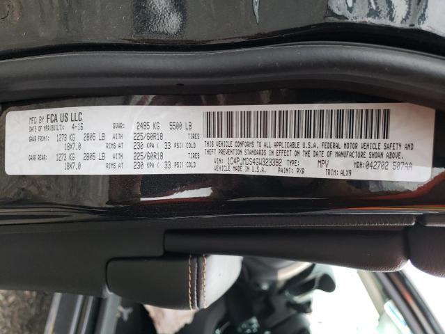 Photo 14 from auction – 2016 JEEP CHEROKEE L with VIN 1C4PJMDS4GW323392