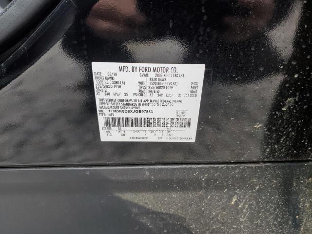 Photo 14 from auction – 2018 FORD EXPLORER X with VIN 1FM5K8D8XJGB97889