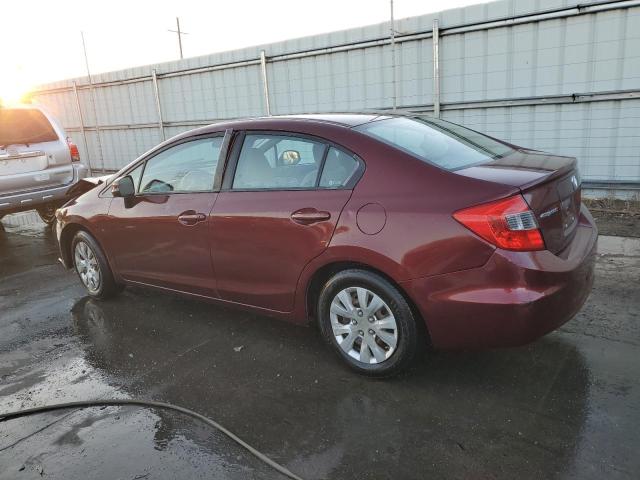 Photo 2 from auction – 2012 HONDA CIVIC LX with VIN 2HGFB2F50CH592925
