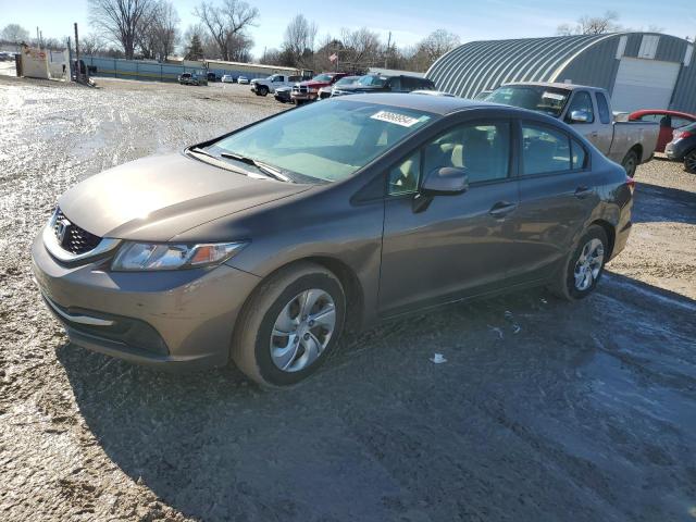 HONDA CIVIC LX 2013 with VIN 2HGFB2F56DH571868 - Photo from auction