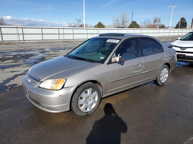 HONDA CIVIC EX 2002 with VIN 2HGES26802H503603 - Photo from auction