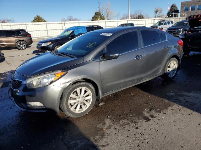 KIA FORTE EX 2014 with VIN KNAFX4A83E5091452 - Photo from auction