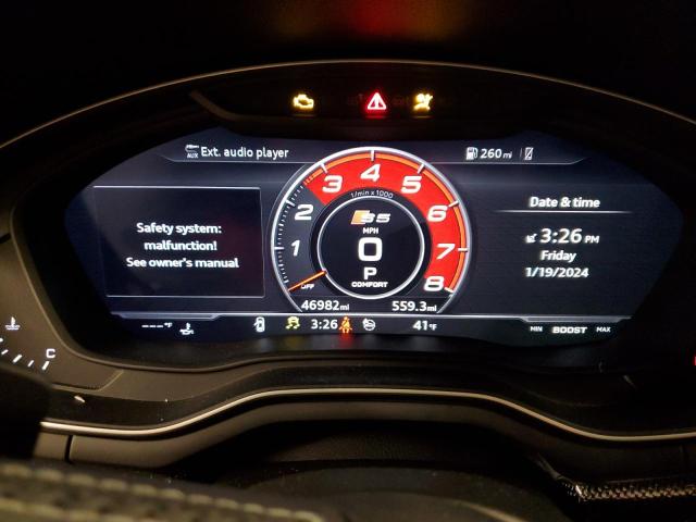 Photo 9 from auction – 2019 AUDI S5 PREMIUM with VIN WAUP4AF5XKA084091