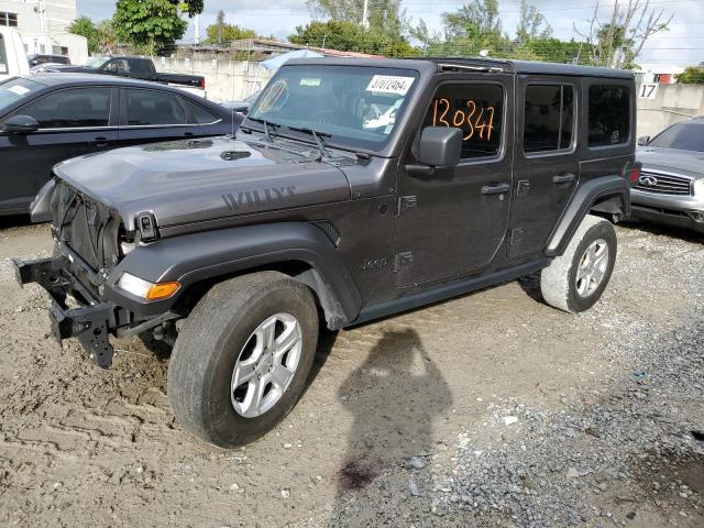 JEEP WRANGLER U 2021 with VIN 1C4HJXDM5MW566972 - Photo from auction