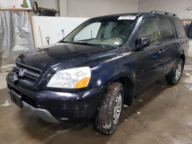 HONDA PILOT EXL 2004 with VIN 2HKYF18624H511458 - Photo from auction