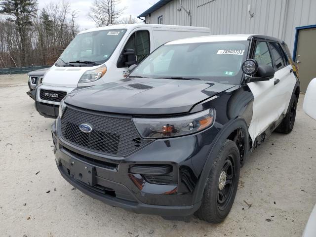FORD EXPLORER P 2022 with VIN 1FM5K8AB6NGA02764 - Photo from auction