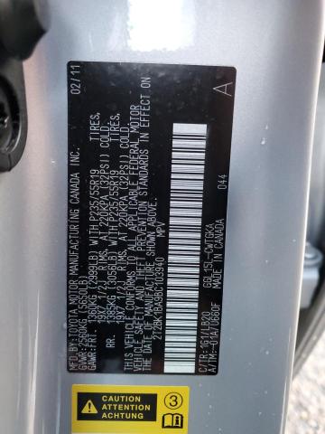 Photo 14 from auction – 2011 LEXUS RX 350 with VIN 2T2BK1BA9BC103940