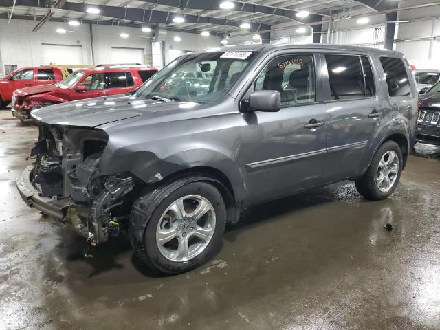 HONDA PILOT EXLN 2012 with VIN 5FNYF4H78CB030377 - Photo from auction