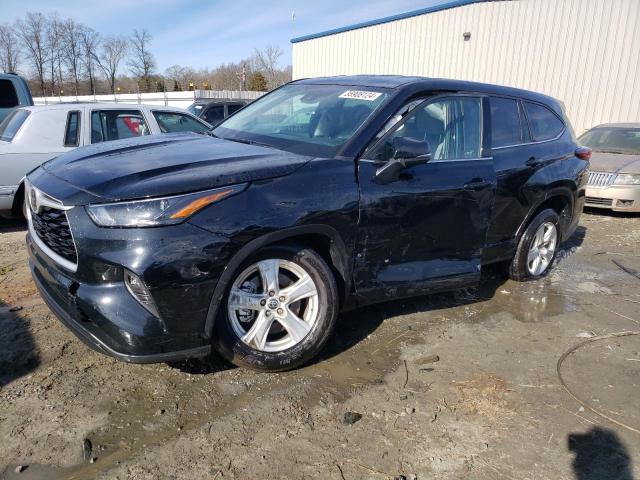 TOYOTA HIGHLANDER 2022 with VIN 5TDZZRAH8NS552078 - Photo from auction