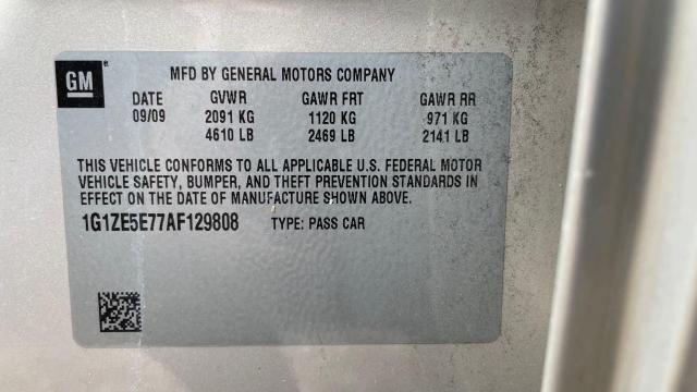 Photo 10 from auction – 2010 CHEVROLET MALIBU LTZ with VIN 1G1ZE5E77AF129808