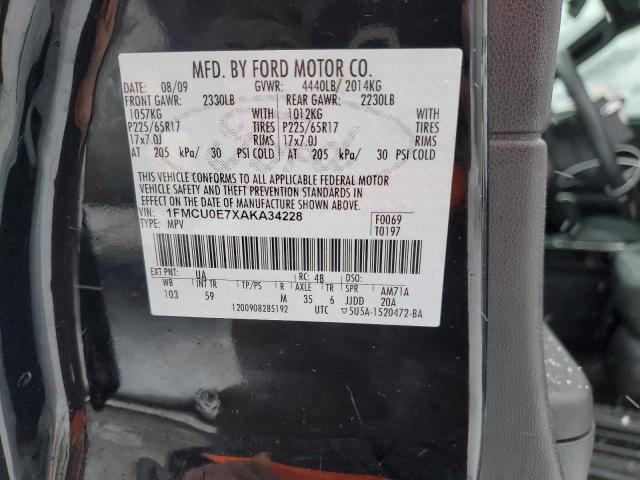 Photo 14 from auction – 2010 FORD ESCAPE LIM with VIN 1FMCU0E7XAKA34228
