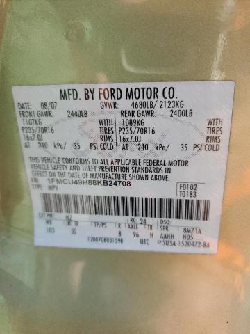 Photo 14 from auction – 2008 FORD ESCAPE HEV with VIN 1FMCU49H88KB24708