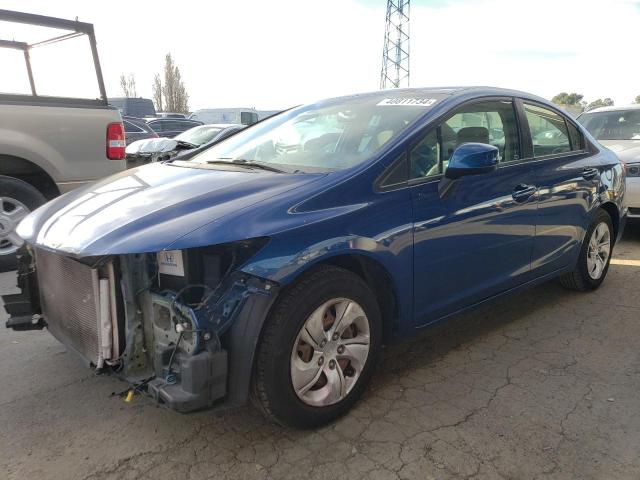 HONDA CIVIC LX 2013 with VIN 19XFB2F51DE268555 - Photo from auction