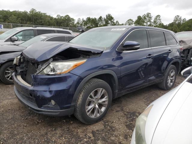 TOYOTA HIGHLANDER 2015 with VIN 5TDZKRFH5FS042351 - Photo from auction