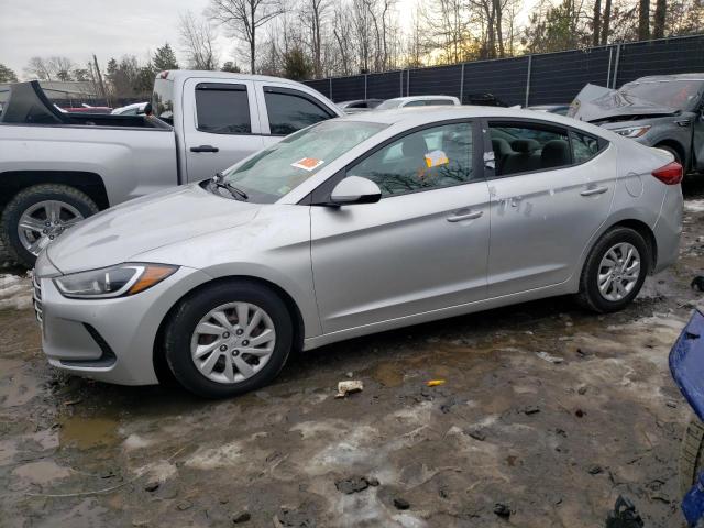 HYUNDAI ELANTRA SE 2017 with VIN 5NPD74LF7HH166406 - Photo from auction