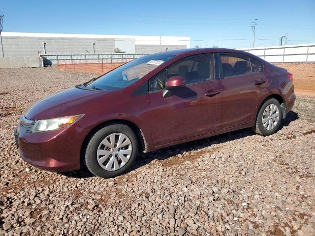 HONDA CIVIC LX 2012 with VIN 2HGFB2F54CH542576 - Photo from auction