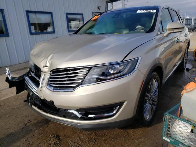 LINCOLN MKX RESERV 2017 with VIN 2LMPJ6LR9HBL34112 - Photo from auction