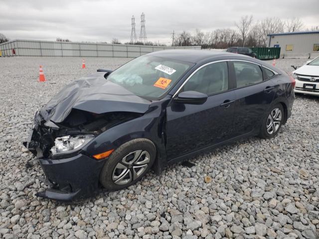 HONDA CIVIC LX 2017 with VIN 19XFC2F50HE063554 - Photo from auction