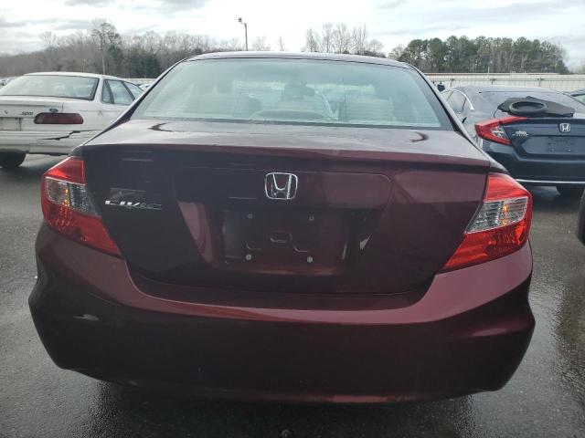 Photo 6 from auction – 2012 HONDA CIVIC LX with VIN 19XFB2F50CE060701