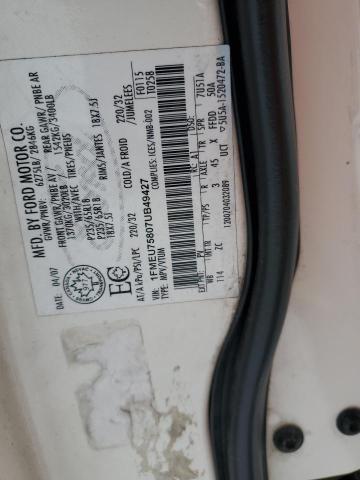 Photo 14 from auction – 2007 FORD EXPLORER L with VIN 1FMEU75807UB49427