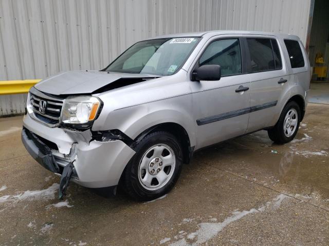 HONDA PILOT LX 2015 with VIN 5FNYF3H24FB018049 - Photo from auction