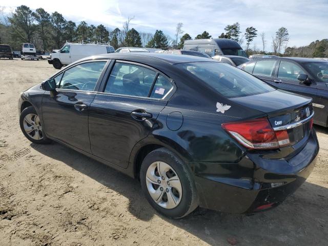 Photo 2 from auction – 2014 HONDA CIVIC LX with VIN 2HGFB2F57EH502284