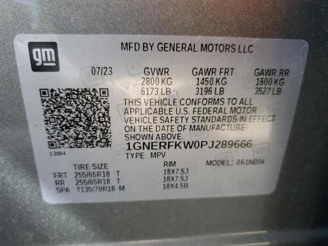 Photo 14 from auction – 2023 CHEVROLET TRAVERSE L with VIN 1GNERFKW0PJ289666