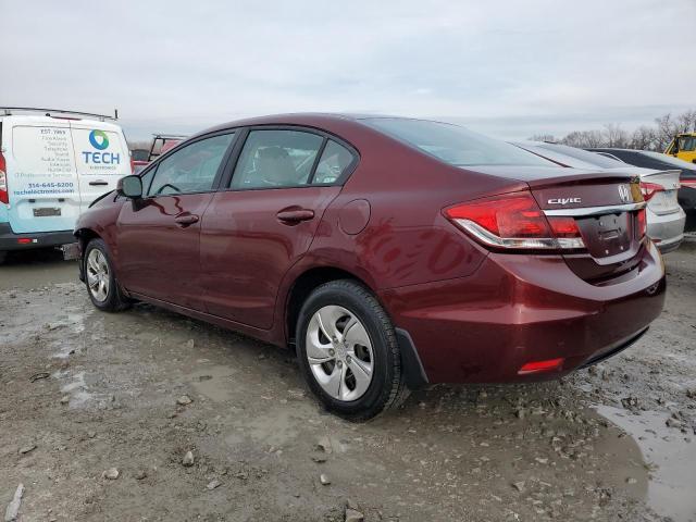 Photo 2 from auction – 2013 HONDA CIVIC LX with VIN 19XFB2F52DE072026
