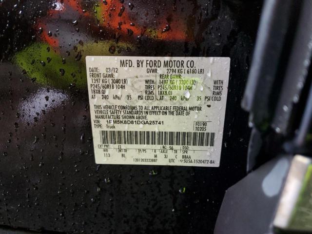 Photo 14 from auction – 2013 FORD EXPLORER X with VIN 1FM5K8D81DGA25741