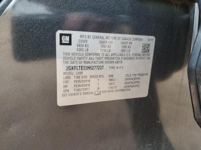 Photo 14 from auction – 2017 GMC TERRAIN SL with VIN 2GKFLTE33H6277237