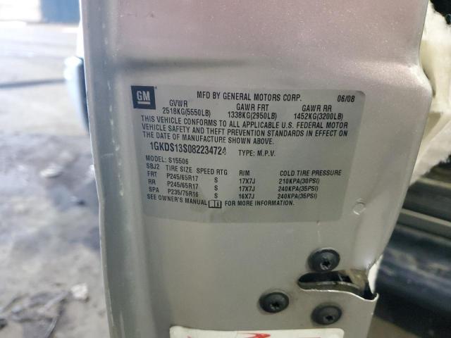 Photo 14 from auction – 2008 GMC ENVOY with VIN 1GKDS13S082234724