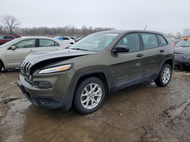JEEP CHEROKEE S 2015 with VIN 1C4PJLAB1FW553923 - Photo from auction