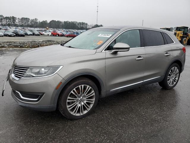 LINCOLN MKX RESERV 2016 with VIN 2LMTJ8LR6GBL21620 - Photo from auction
