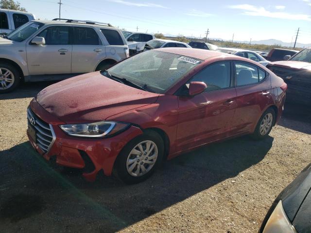 HYUNDAI ELANTRA SE 2017 with VIN 5NPD74LF6HH206491 - Photo from auction