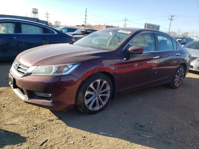 HONDA ACCORD SPO 2013 with VIN 1HGCR2F57DA074633 - Photo from auction