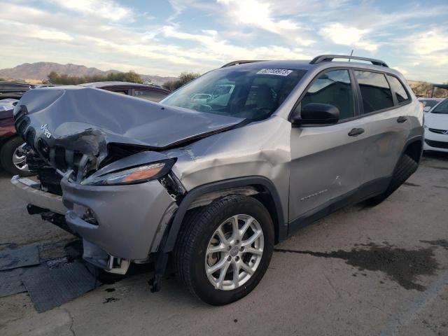 JEEP CHEROKEE S 2016 with VIN 1C4PJLAB5GW370705 - Photo from auction