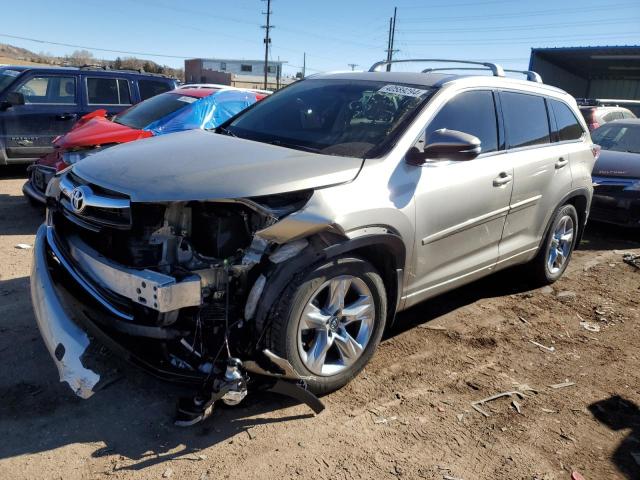 TOYOTA HIGHLANDER 2016 with VIN 5TDDKRFH9GS339747 - Photo from auction