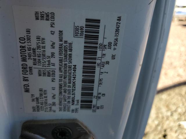 Photo 13 from auction – 2019 FORD TRANSIT CO with VIN NM0LS7E26K1431494