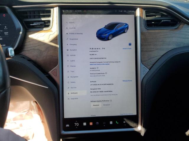 Photo 9 from auction – 2020 TESLA MODEL S with VIN 5YJSA1E25LF390749