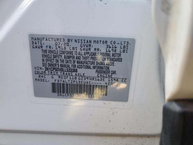 Photo 12 from auction – 2020 NISSAN KICKS SR with VIN 3N1CP5DV0LL533388
