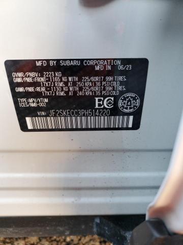 Photo 14 from auction – 2023 SUBARU FORESTER with VIN JF2SKECC3PH514220
