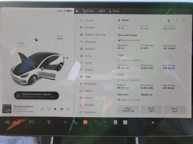 Photo 9 from auction – 2020 TESLA MODEL 3 with VIN 5YJ3E1EB1LF621431