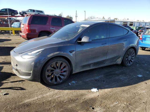 TESLA MODEL Y 2021 с VIN 5YJYGDEF3MF089251 - Снимка от търг