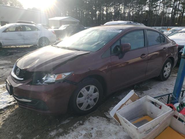 Photo 1 from auction – 2013 HONDA CIVIC LX with VIN 2HGFB2F51DH551981